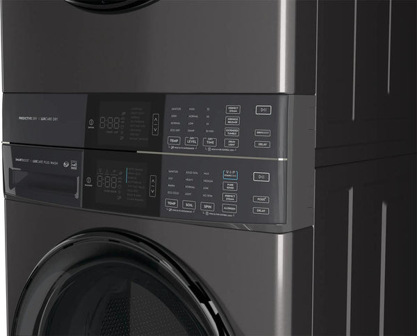Laundry Tower Single Unit Front Load 4.5 Cu. Ft. Washer & 8 Cu. Ft. Gas Dryer
