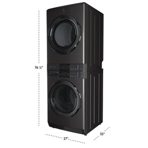 Laundry Tower Single Unit Front Load 4.5 Cu. Ft. Washer & 8 Cu. Ft. Gas Dryer
