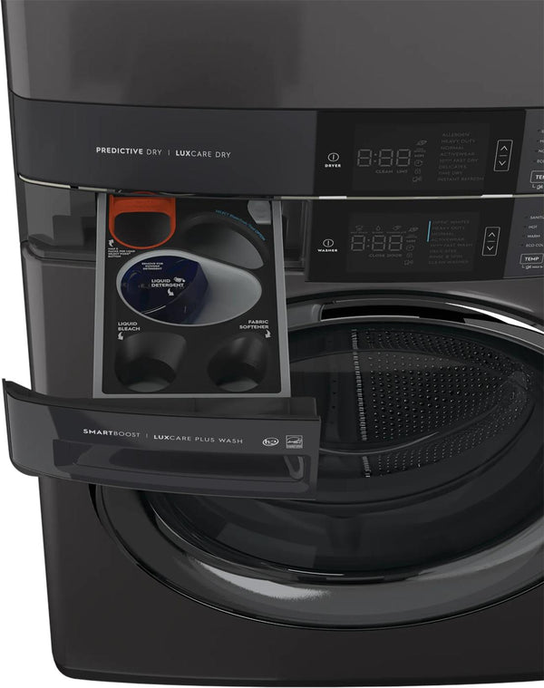 Laundry Tower Single Unit Front Load 4.5 Cu. Ft. Washer & 8 Cu. Ft. Gas Dryer