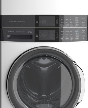 Laundry Tower Single Unit Front Load 4.5 Cu. Ft. Washer & 8 Cu. Ft. Gas Dryer