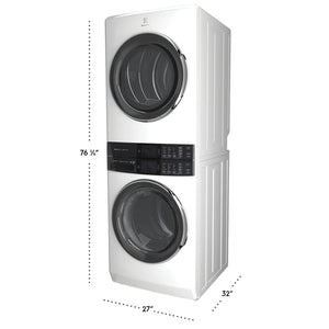 Laundry Tower Single Unit Front Load 4.5 Cu. Ft. Washer & 8 Cu. Ft. Gas Dryer