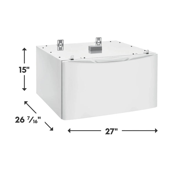 Luxury-Glide® Pedestal with Spacious Storage Drawer