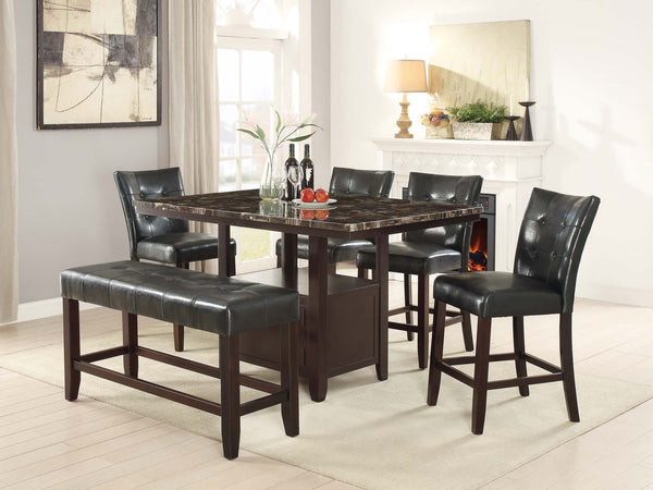 HIGH CHAIR/BLACK PU