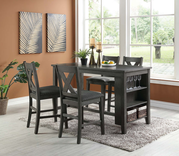 COUNTER HEIGHT TABLE W/STORAGE