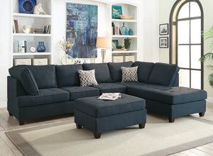 Haven F6989 2-Piece Sectional Set W/ 2 Accent Pillows