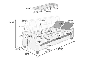  F7889 Adjustable Sofa