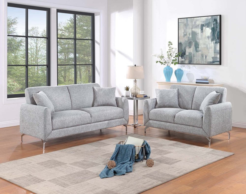 Gold F8438 2-Piece Sofa Set