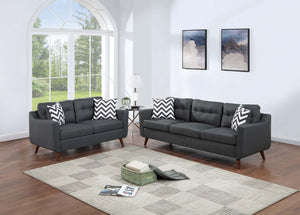 Silver F8443 2-Piece Sofa Set