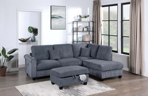 Plaza F8453 3-Piece Sectional Set
