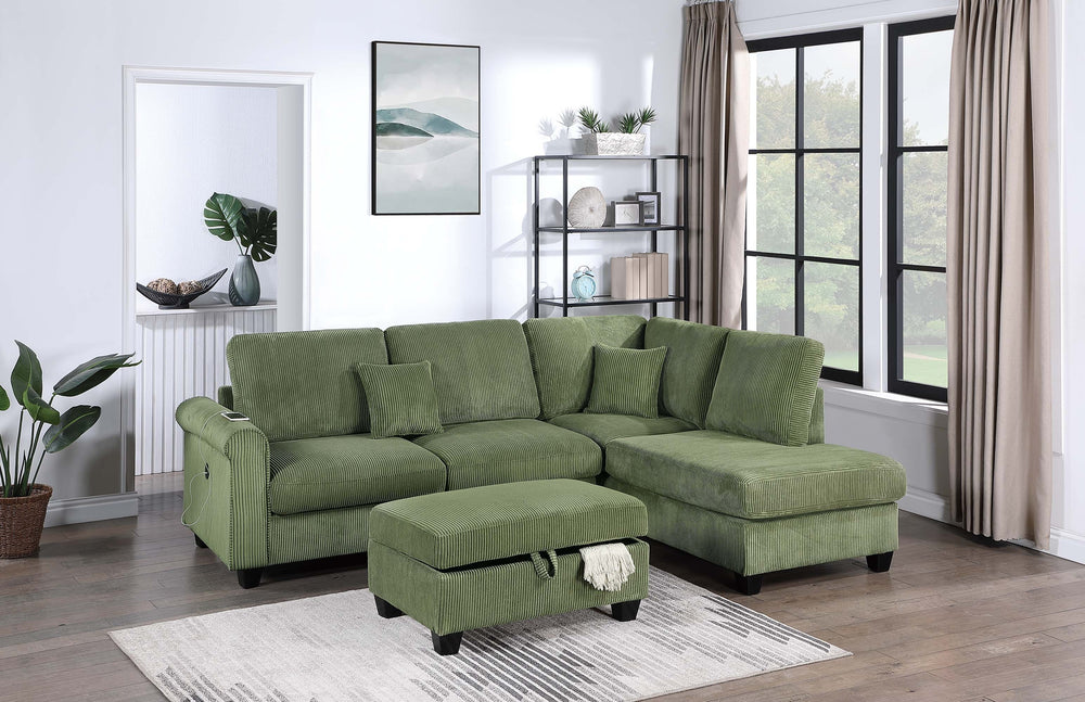 Aurora F8454 3-Piece Sectional Set