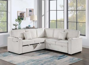  F8556 3-Piece Convertible Sectional