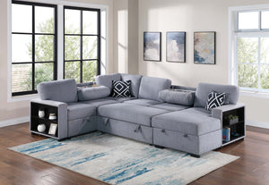  F8561 4-Piece Convertible Sectional