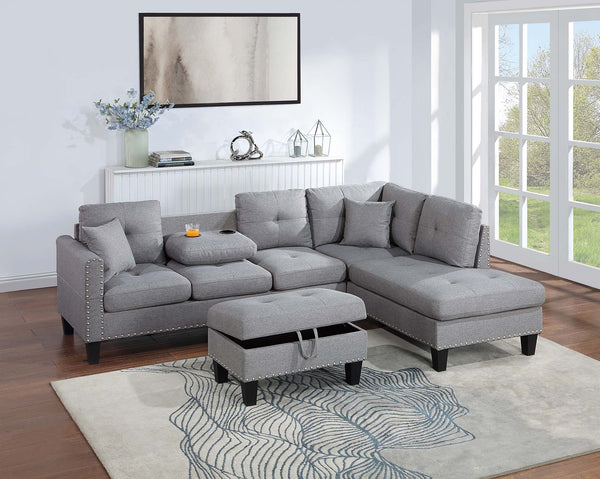 Seed F8887 3-Piece Sectional Set