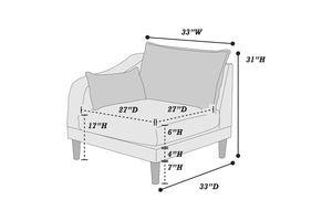  F8971 LAF/RAF One-Arm Chair