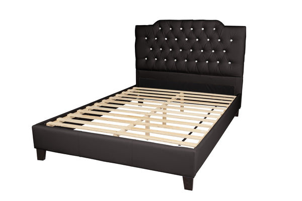 FULL BED/BLACK PU