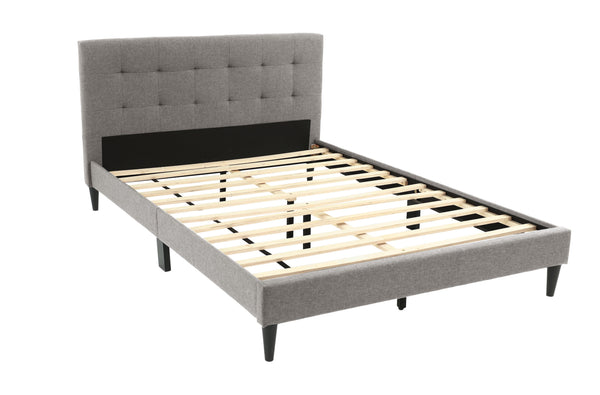 CALIFORNIA KING BED/GREY FABRIC