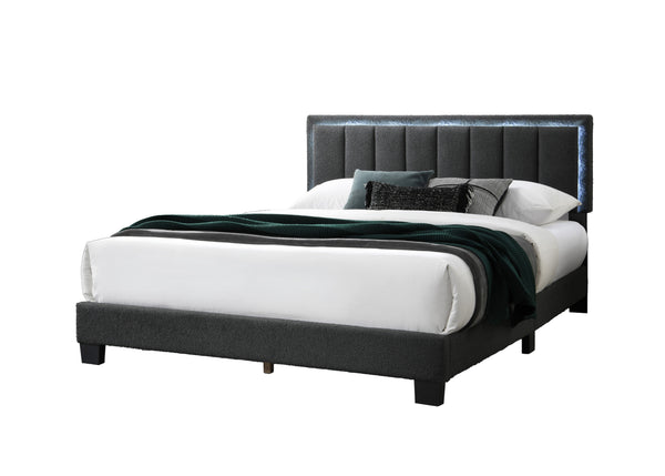 QUEEN BED W/ BUILT-IN LED LIGHTS