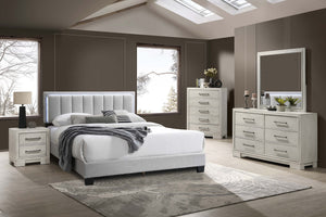 QUEEN BED W/ BUILT-IN LED LIGHTS