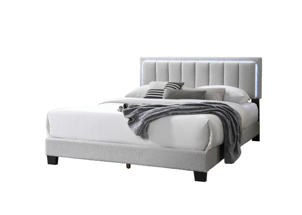 QUEEN BED W/ BUILT-IN LED LIGHTS