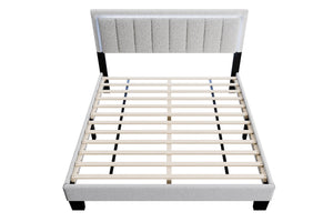 QUEEN BED W/ BUILT-IN LED LIGHTS