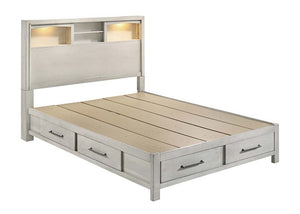 QUEEN BED W/LED