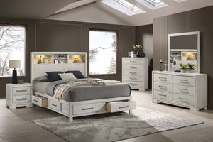 QUEEN BED W/LED