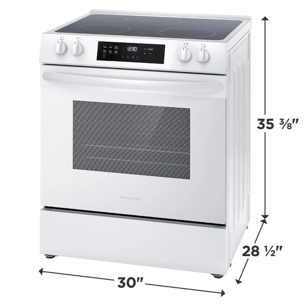 30" Front Control Electric Range