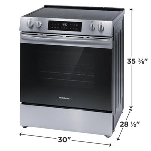30" Front Control Electric Range with Air Fry