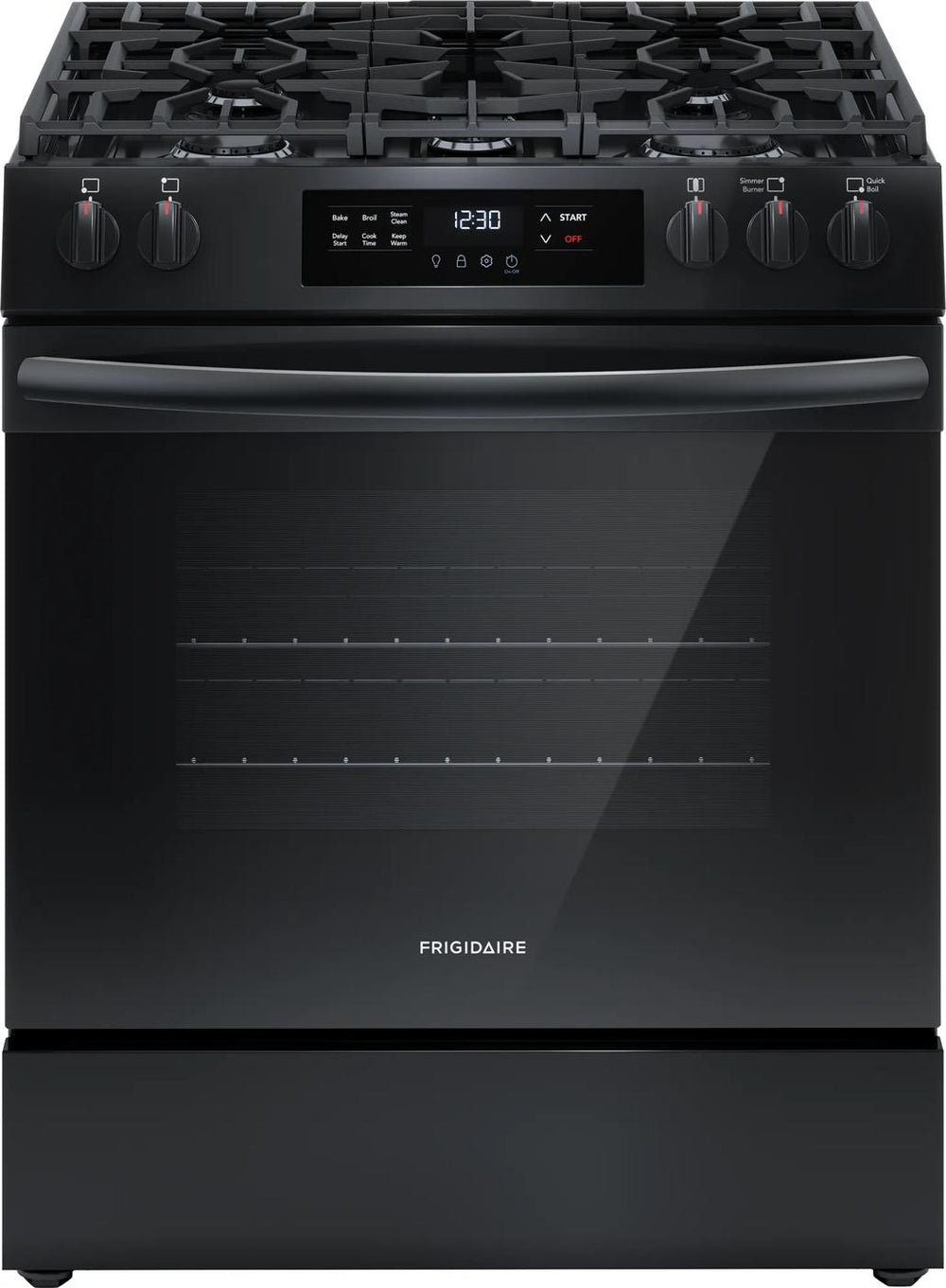 30" Front Control Gas Range with Quick Boil