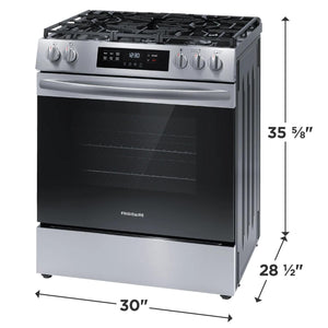 30" Front Control Gas Range with Quick Boil