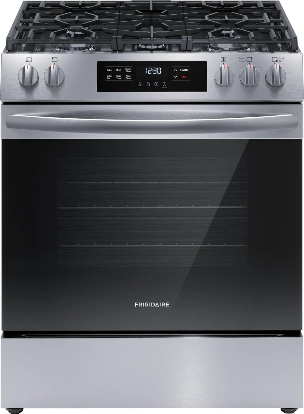 30" Front Control Gas Range with Quick Boil