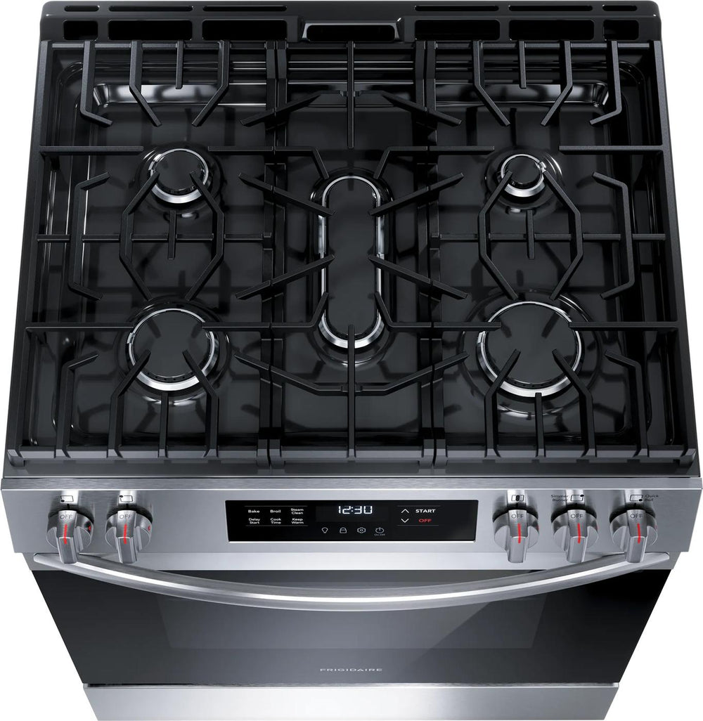 30" Front Control Gas Range with Quick Boil