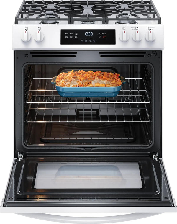 30" Front Control Gas Range with Quick Boil