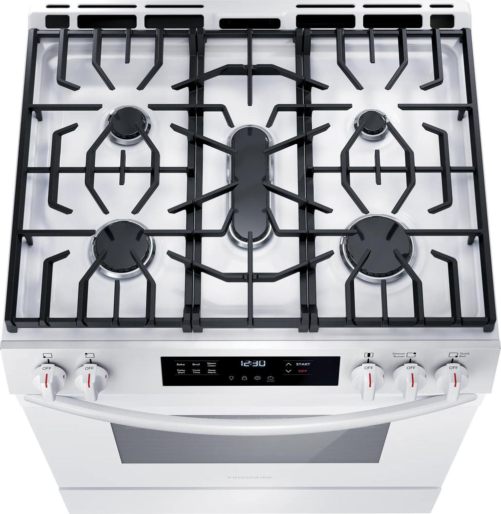 30" Front Control Gas Range with Quick Boil