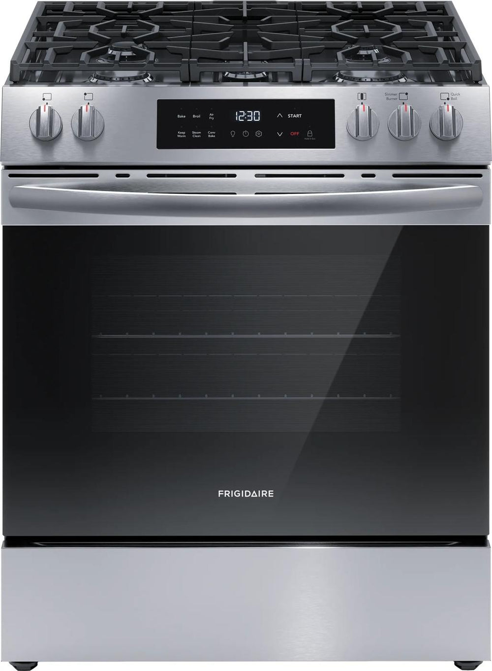 30" Front Control Gas Range with Air Fry