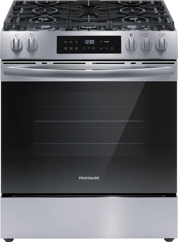 30" Front Control Gas Range with Air Fry