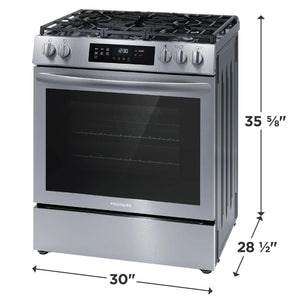 30" Front Control Gas Range with Convection Bake