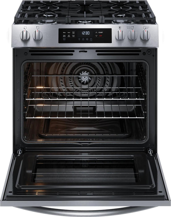 30" Front Control Gas Range with Convection Bake