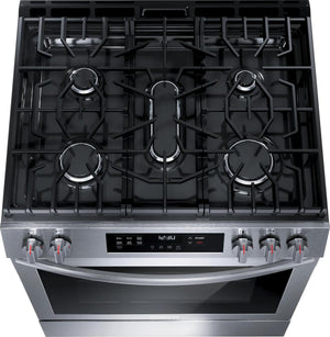 30" Front Control Gas Range with Convection Bake