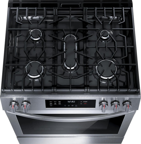 30" Front Control Gas Range with Convection Bake