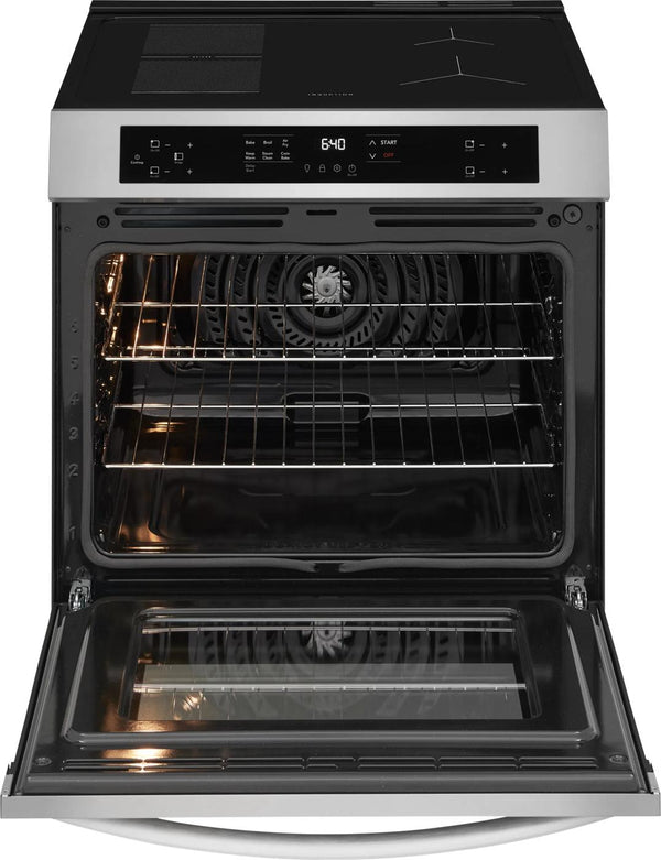 30" Front Control Induction Range with Air Fry