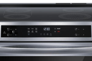 30" Front Control Induction Range with Convection Bake