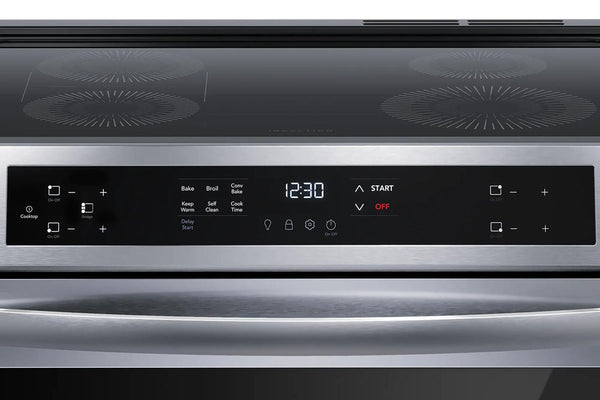 30" Front Control Induction Range with Convection Bake