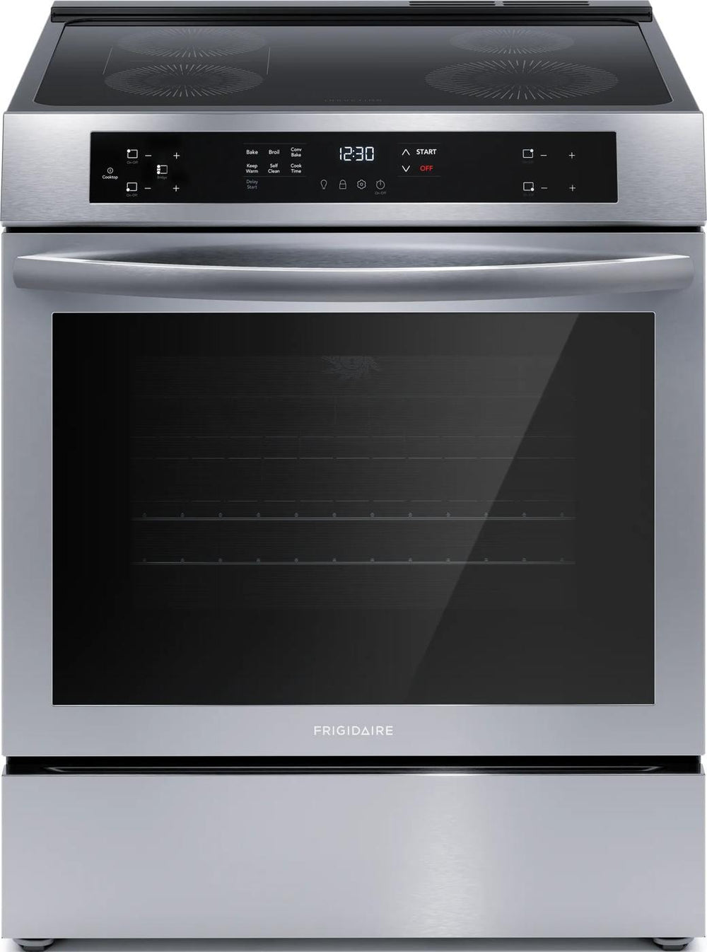 30" Front Control Induction Range with Convection Bake