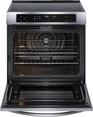 30" Front Control Induction Range with Convection Bake