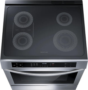 30" Front Control Induction Range with Convection Bake
