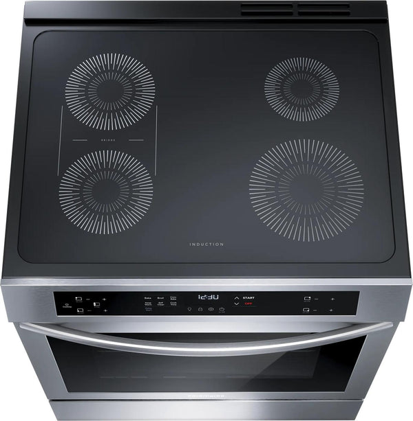 30" Front Control Induction Range with Convection Bake
