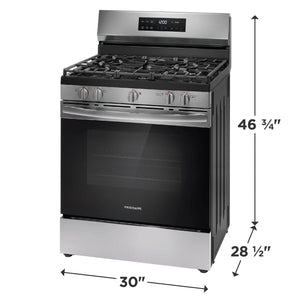 30" Gas Range with Quick Boil