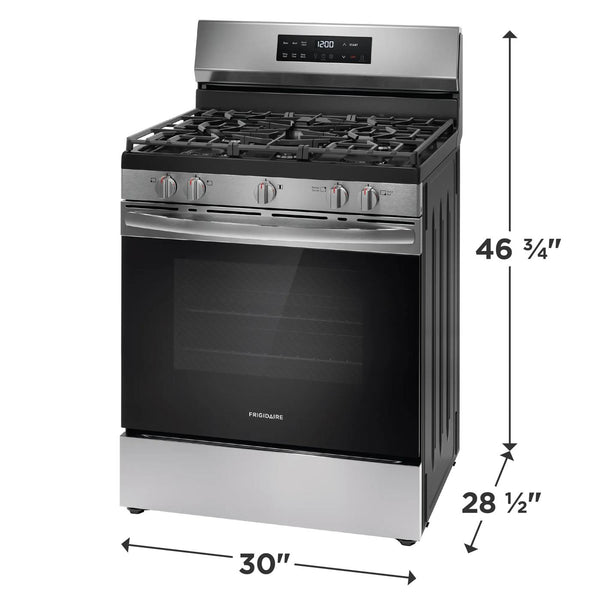 30" Gas Range with Quick Boil