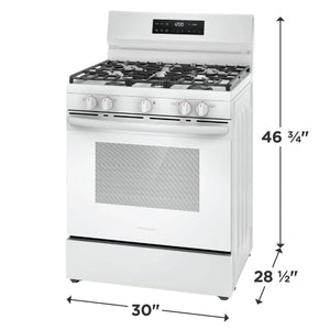 30" Gas Range with Quick Boil